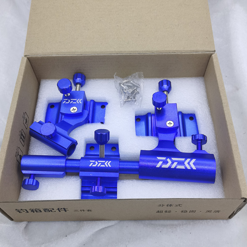 Three sets of fishing boxes